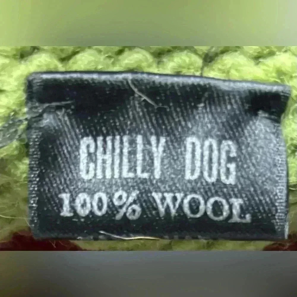 Little Monster Dog Sweater Chilly Dog Hand Knit Wool - Picture 5 of 5